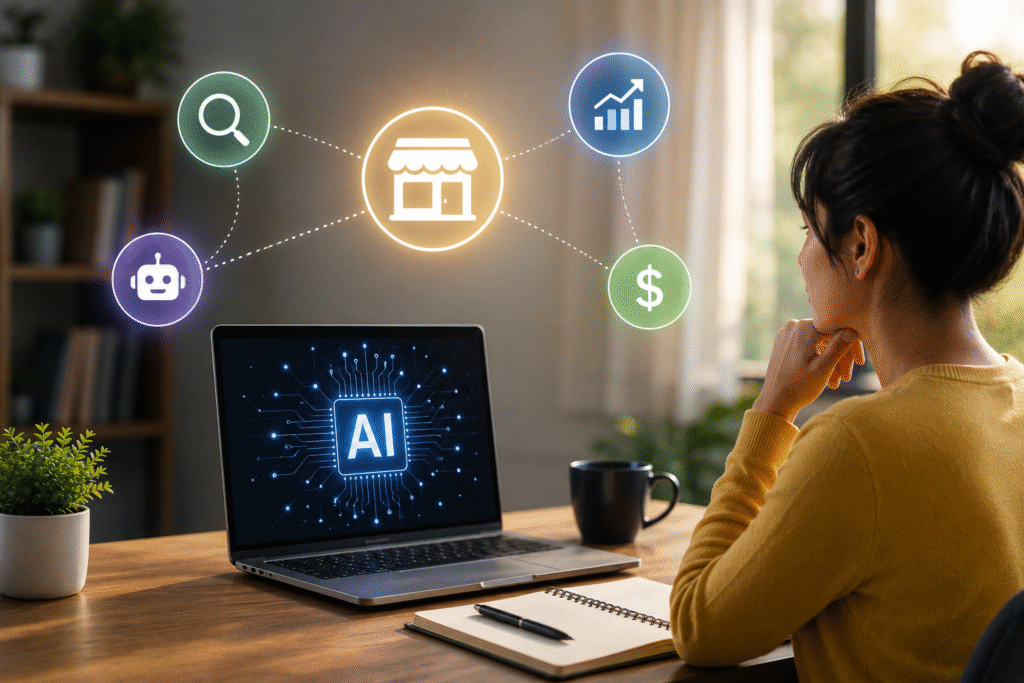 start an online business with AI in 2026
