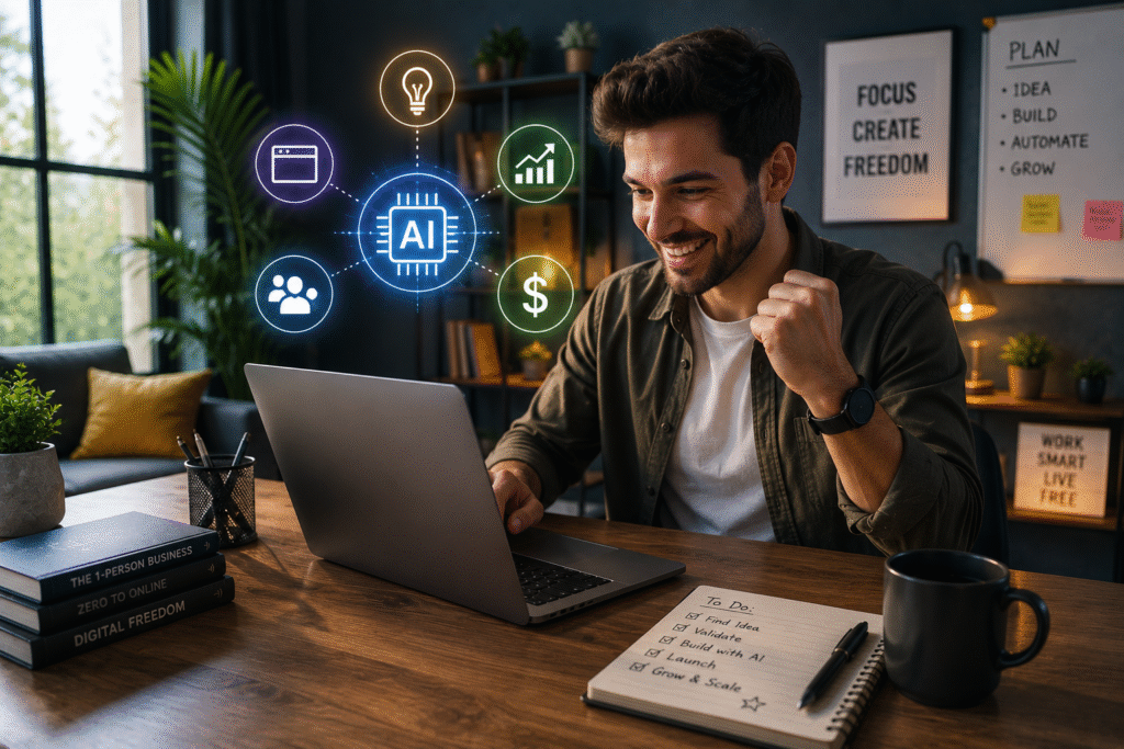 start an online business with AI in 2026